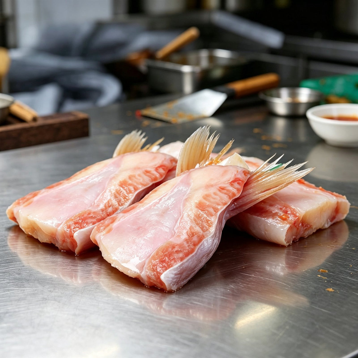 Fresh Premium Basa Fish Fins