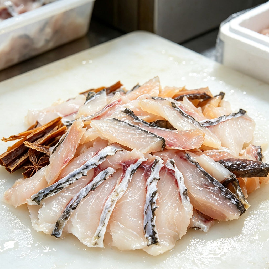 Crisp Grass Carp Fish Slices
