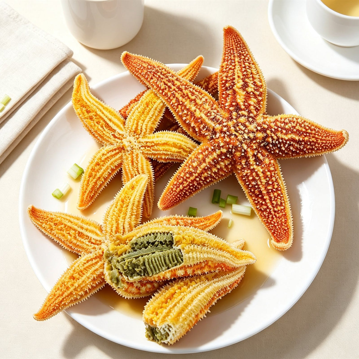 Golden Sea Star Seafood Delicacy