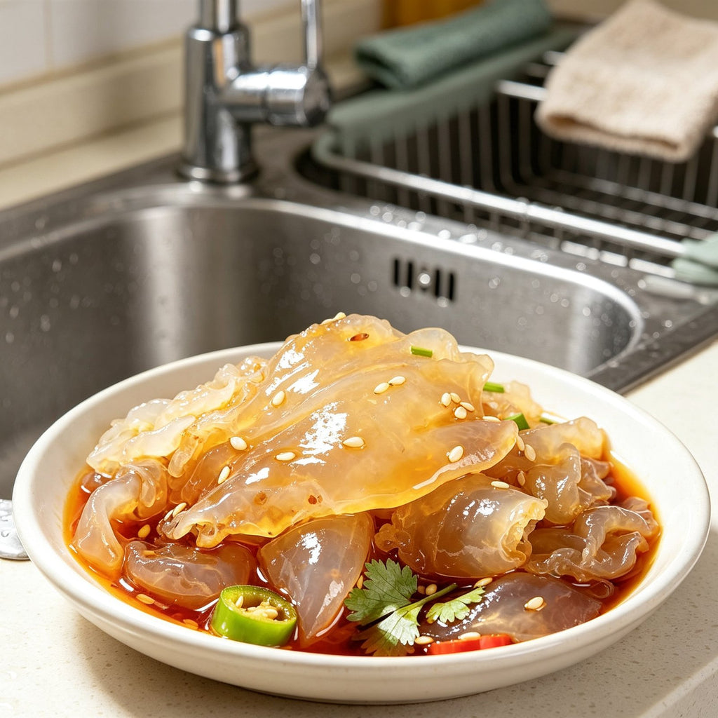 Premium Marinated Jellyfish Salad Strips