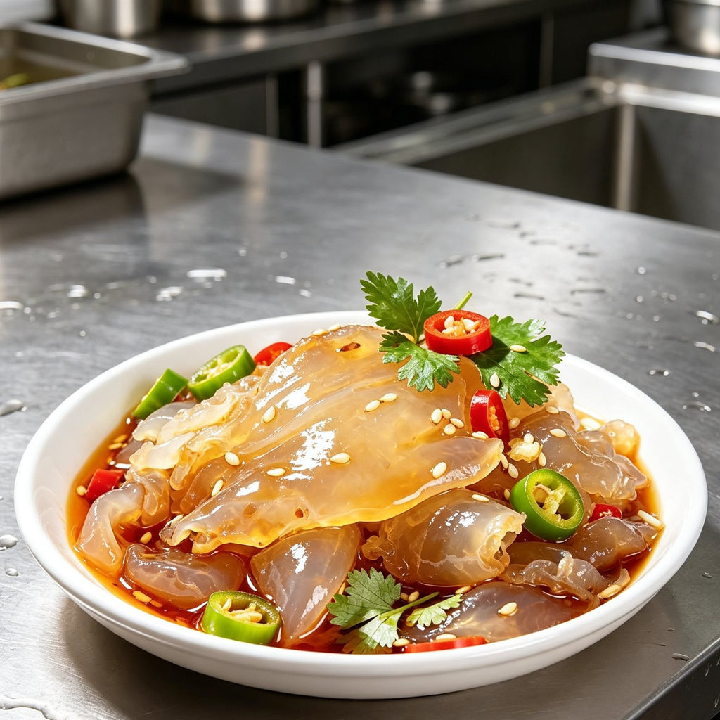Premium Marinated Jellyfish Salad Strips