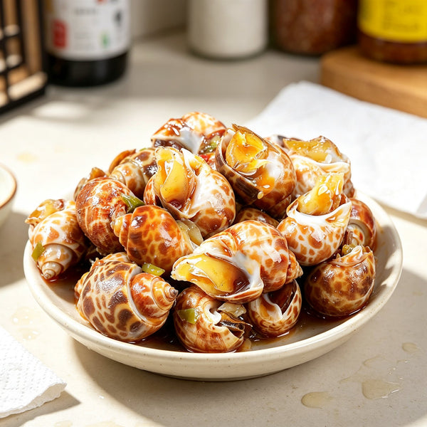 Fresh Spotted Babylon Sea Snails